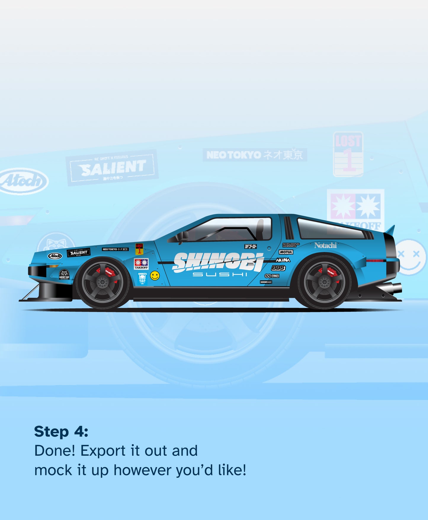 DELOREAN TEMPLATE