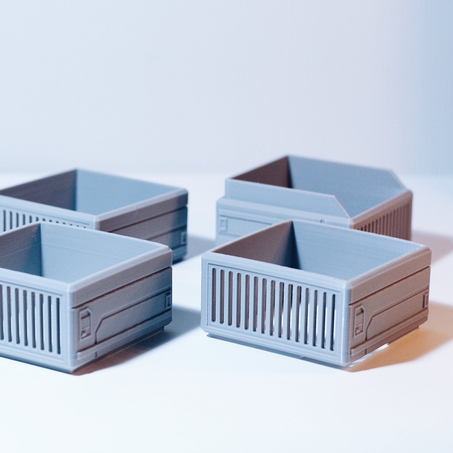 DESK DIO 4: 1/12 MODULAR BOXES - STL FILE
