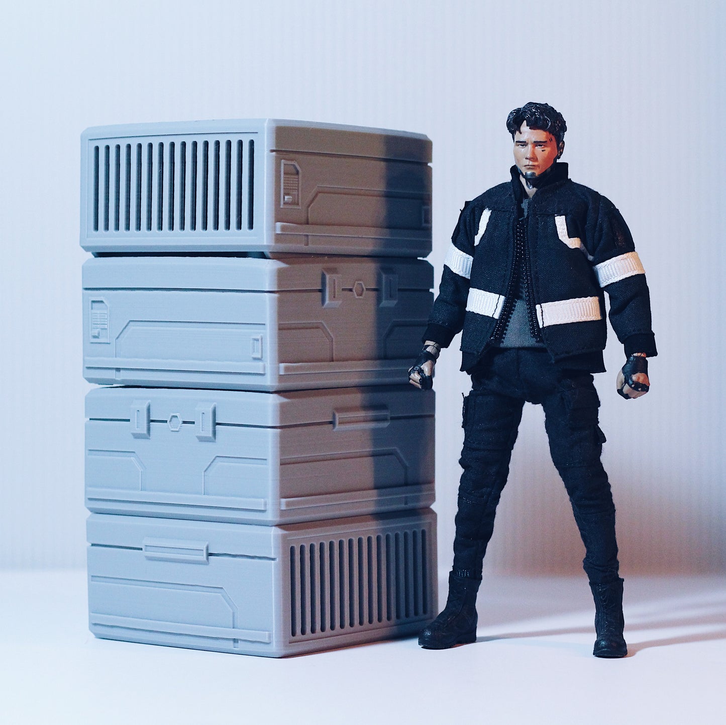 DESK DIO 4: 1/12 MODULAR BOXES - STL FILE