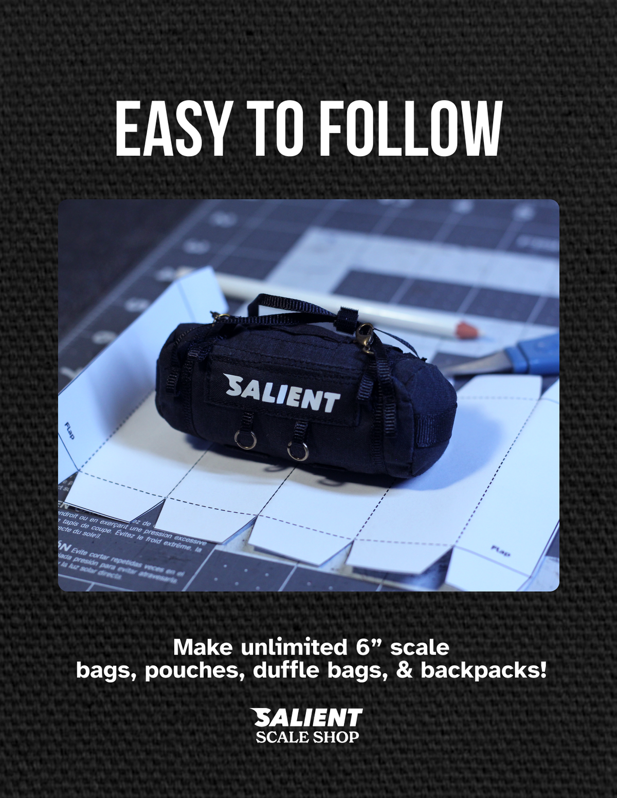 1/12 SCALE BAG PATTERNS