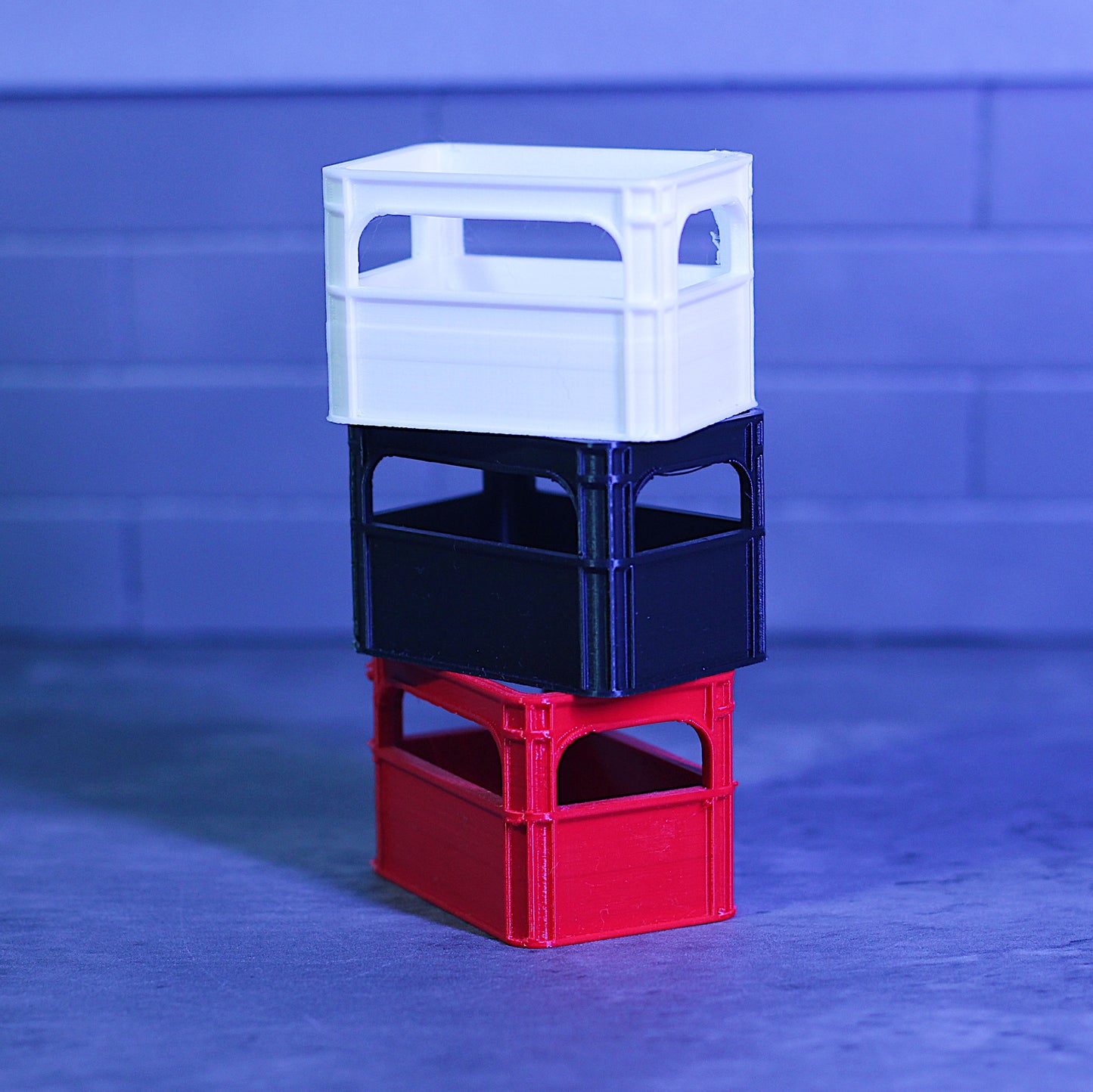 1/12 SCALE JAPANESE MILK CRATES - STL FILE