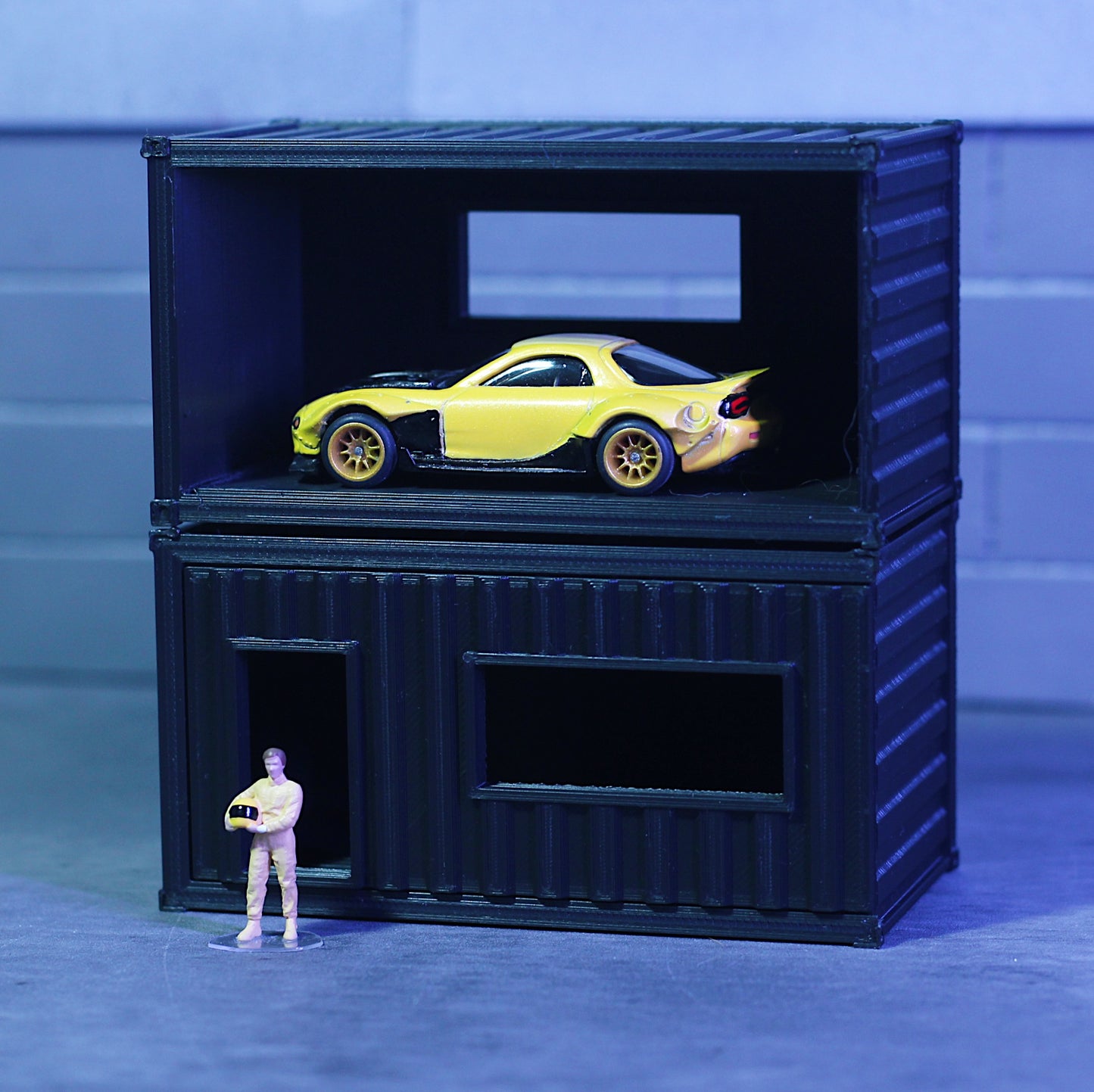 1/64 SHIPPING CONTAINER HOME - STL FILE