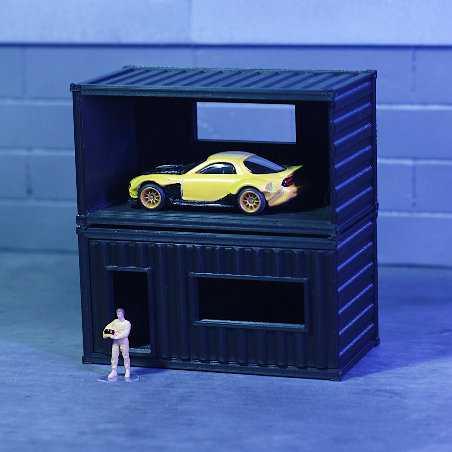 1/64 SHIPPING CONTAINER HOME - STL FILE
