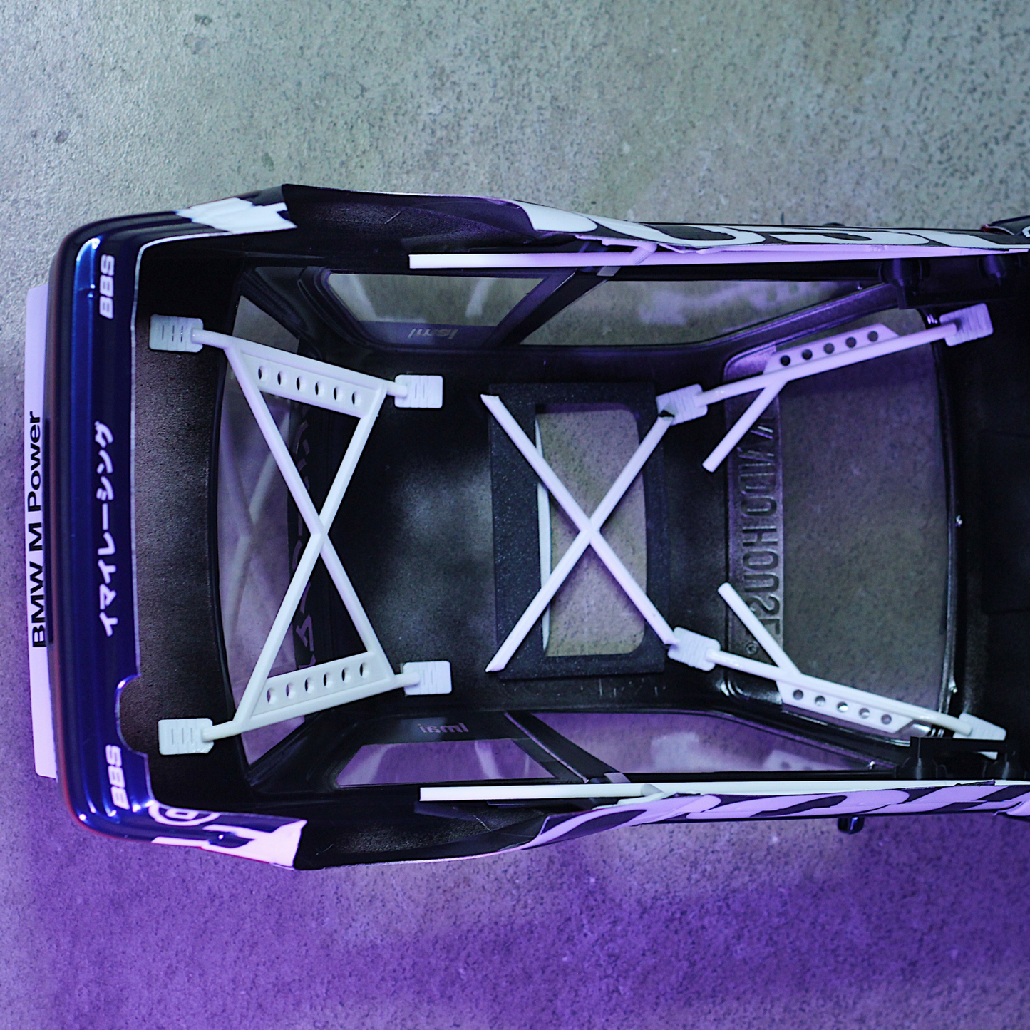 Kaido House BMW E30 1/10 Drift Body, Jacket, and Bag