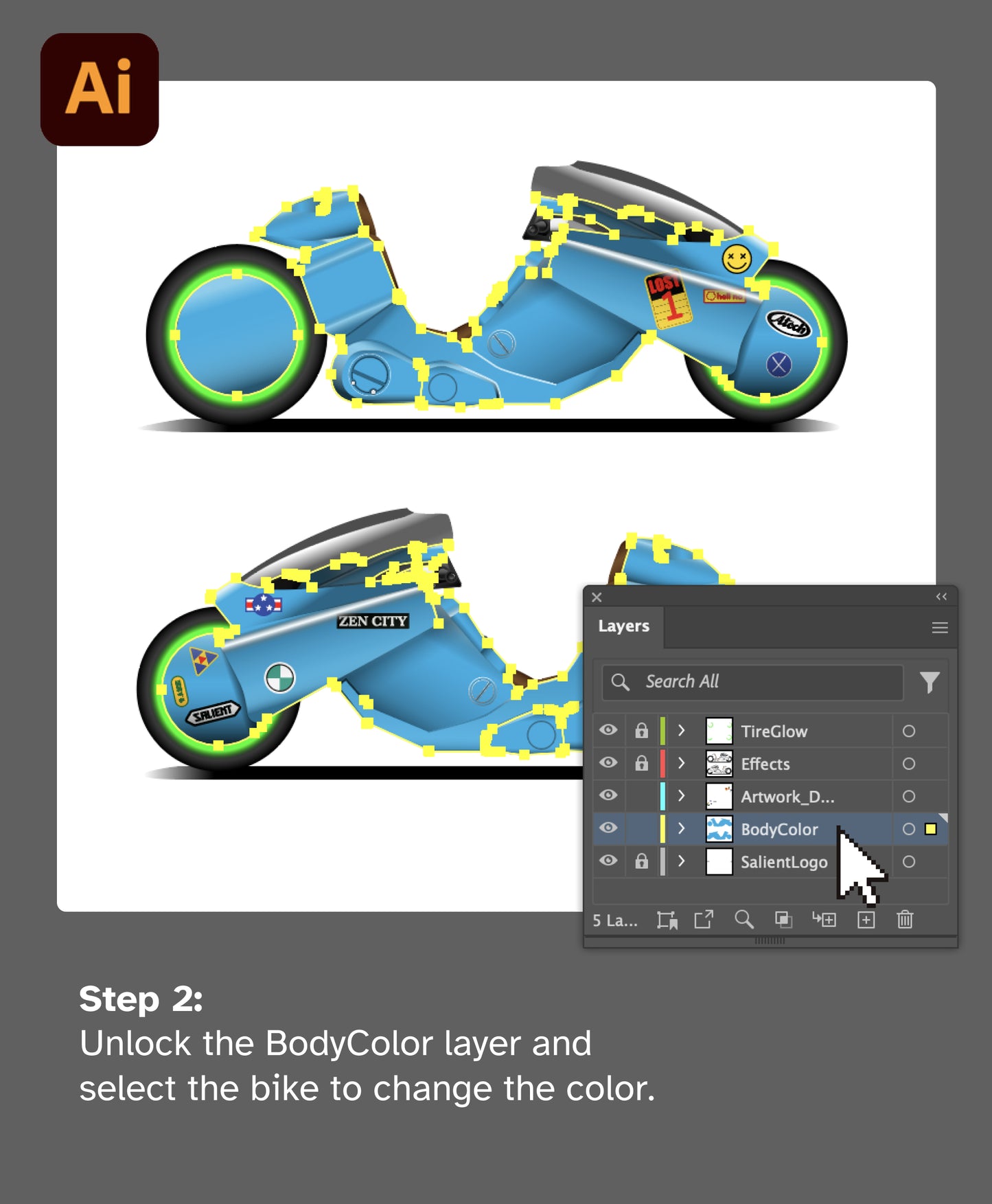 NEO TOKYO BIKE TEMPLATE